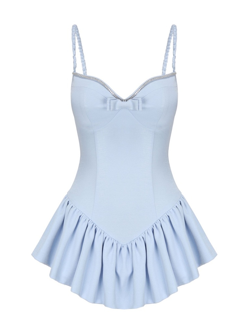 Nana Jacqueline Elena Jumpsuit Pale Aqua Marine Blue L